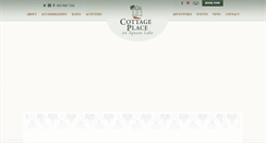 Desktop Screenshot of cottageplaceonsquam.com